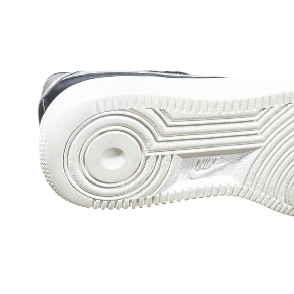 NIKE Air Force 1 Low 'Metallic Swoosh Black' Sneakers Size 9.5 - Picture 16 of 16